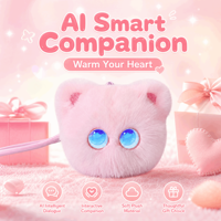 Nouvel Ours en Peluche Intelligent IA 2026 : Compagnon Interactif pour Enfants, Bureaux et Cadeaux (Yeux Bleus)