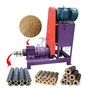 Diâmetro 50mm haste bar log stick biomassa serragem briquete máquina arroz casca resíduos de madeira extrusora automática que faz a máquina