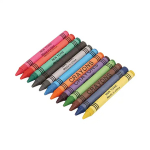 Lot de 4 crayons de cire personnalisés non toxiques, ensemble artistique pour enfants, outil créatif non dangereux pour enfants - Product Image 1