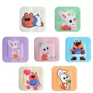 BLUENJOY Plester Anti Air Motif Kartun Lucu untuk Anak-anak, Plester Perekat Pertolongan Pertama dalam Kotak Kaleng, Plester Kartun - Product Image 3