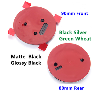Emblème 80mm 90mm pour Fabia 1 2 Octavia A7 RS Superb Rapid <span class=keywords><strong>Yeti</strong></span> Karoq Vision – Autocollant de voiture pour capot avant, arrière et hayon - Product Image 4