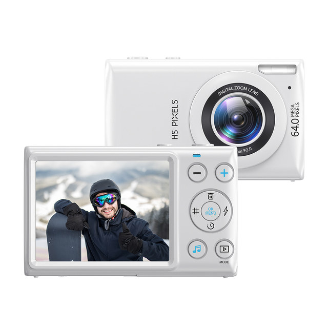 Latest 4K HD Digital Camera with 2.8-inch Display for Vlogging Selfies and Travelling Video Recording Student Camera