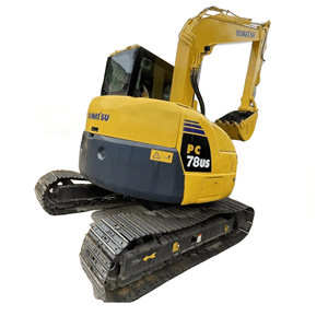 Miniexcavadora hidráulica Komatsu PC78 de 7 toneladas de Japón usada con pocas horas, componentes principales, bomba de engranajes de caja de cambios de motor - Product Image 3