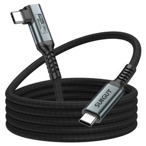 Eco Friendly SUNGUY 100W 5A Type-C USB <b>Cable</b> with Aluminum Core 3-Year Warranty for Phone Laptop Fast Charging - Product Image 1