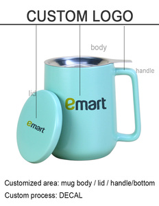 <span class=keywords><strong>Tasse</strong></span> <span class=keywords><strong>à</strong></span> thé en céramique colorée personnalisée de 16 oz <span class=keywords><strong>avec</strong></span> <span class=keywords><strong>infuseur</strong></span> et couvercle, couleurs assorties - Product Image 4