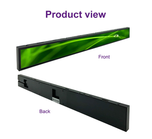 Thương mại dài hẹp Màn hình Stretch Bar LCD bán lẻ Kệ hiển thị kỹ thuật số biển cho kệ cạnh tiêu đề siêu rộng hiển thị - Product Image 2