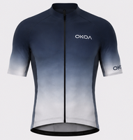 Maillot de cyclisme pour homme personnalisé, respirant, 100% polyester, poches zippées, manches courtes, position du logo personnalisé, impression numérique