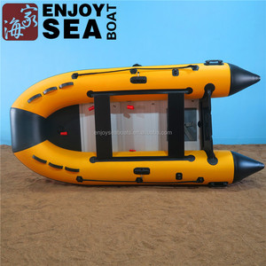 Embarcaciones Enjoysea ASD-380, Bote Inflable Rígido <span class=keywords><strong>de</strong></span> Doble Casco con Piso <span class=keywords><strong>de</strong></span> Aluminio, <span class=keywords><strong>Tubo</strong></span> <span class=keywords><strong>de</strong></span> PVC <span class=keywords><strong>de</strong></span> 1.2 mm, Certificado CE, Capacidad para 2-8 Personas - Product Image 1