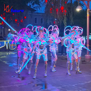 ملابس أداء رقص الكبار في الصين ، ملابس بأجنحة فلورسنت منخفضة السعر ، ملابس رقص بأجنحة مضيئة للكبار ، ملابس رقص مجنحة - Product Image 2