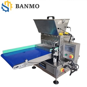 Nouvelle machine automatique de dépose de bonbons 2026 pour chocolat, fudge et vitamines gélifiées, compatible avec les moules en silicone de qualité alimentaire - Product Image 1