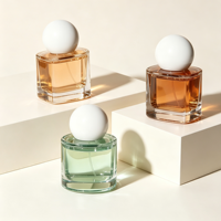 Maßgefertigte 30ml 50ml 100ml 150ml Bunte Runde Individuell Bedruckte Premium Nachfüllbare Spray Luxus Leere Glas 50ml Parfümflasche
