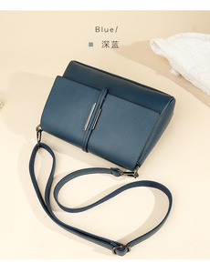 Tas Selempang Wanita Model Vintage Kasual Terbaru dengan Ritsleting, Tali Tunggal, Bahan PU - Product Image 3