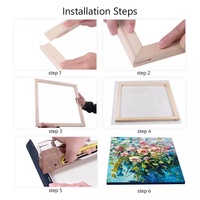 Barre de châssis en bois de pin massif non toxique Guangyi pour toile de peinture, vente en gros, pour le bricolage