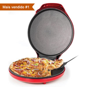 AilesTecca Máquina para hacer pizza en la encimera para el hogar Pizzero 8 pulgadas <span class=keywords><strong>Pizzaiolo</strong></span> Máquina para hacer pizza eléctrica 10 pulgadas Pizza Macher <span class=keywords><strong>Pizzaiolo</strong></span> - Product Image 1