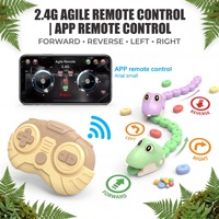 Jouet Serpent Magnétique Télécommandé RC Interactif avec Contrôle par Application, Lumières et Sons, Jouet Éducatif pour Enfants, Vente en Gros