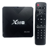 2026 Suministro Directo de Fábrica Allwinner H618 Quad Core Android 12 WiFi 6 de Doble Banda 2GB 16GB X98H TV Box OTT