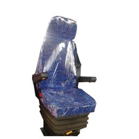 Chaise de bus bleu authentique, siège de passager avec ceinture de sécurité, pour conducteur de bus scolaire