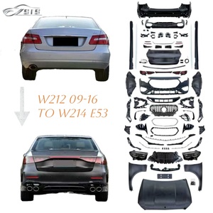 Mise à niveau de l'<span class=keywords><strong>E</strong></span> W212 vers le nouveau kit de carrosserie W214 E53 diffuseur de calandre de pare-chocs avant et arrière pour les pare-chocs de voiture 09-16 modèle <span class=keywords><strong>E</strong></span> classe W212 - Product Image 2