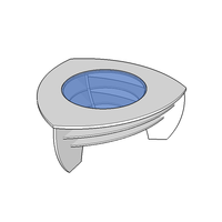 Table basse ronde, en verre solide, style moderne, avec éclairage Led