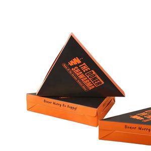 Scatola Pieghevole Personalizzata con Logo Stampato in Carta Artistica per Imballaggio Alimentare Monouso di <span class=keywords><strong>Pizza</strong></span>, Sandwich e Torte - Product Image 4