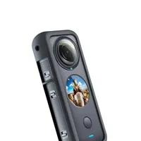 Couverture de caméra en plastique adhésif, étanche, résistante aux chocs, durable, protège-objets d'optique collants pour accessoires Insta 360 ONE X2