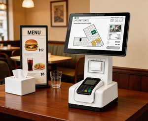 Caisse enregistreuse métallique avec imprimante intégrée et terminal de point de vente pour supermarché, restaurant, <span class=keywords><strong>machine</strong></span> de caisse automatique - Product Image 3