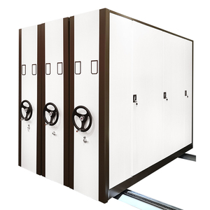 Étagère de rangement intelligente en acier avec design minimaliste et compact, mobilier de bureau commercial - Product Image 1