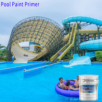 Apprêt et peinture d'étanchéité pour revêtement de piscine époxy étanche pour piscine, parc aquatique et sol, toit de l'usine de peinture de piscine