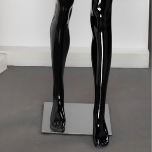 Oggetti di scena per modello di negozio di abbigliamento nero brillante, muscoli addominali, sport per tutto il corpo maschile, muscoli finti, espositore per finestre, supporto per modello - Product Image 5