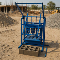 Machine manuelle à fabriquer des blocs de béton sans électricité, presse à blocs creux pour usage agricole