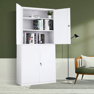 2025 nuevo diseño moderno, armario de oficina de Metal de acero blanco, armario de almacenamiento de archivos, archivador para el hogar, oficina, escuela, uso en Hotel - Product Image 2