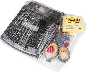 Extra thick 80 gauge stretch <b>wrap</b> with strong self-adhesion and tear resistance. Comes with convenient handle for easy use - Product Image 4