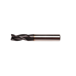 Ttake Standard Hss Co Cutter Ta1415 TiAlN Coated 30 Degree Helix Short For Slots 3 Cutting Edges Weldon Shank - Product Image 2