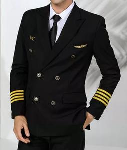 Uniformes de Piloto de Línea Aérea para Mujer, Diseño 2022, Chaqueta y Pantalones Personalizados de Spandex/Algodón, Venta Caliente, Moda FunJohn - Product Image 4