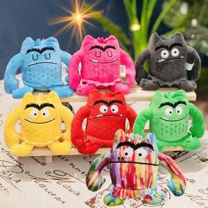 Nuevo Peluche de Monstruo Emocional Colorido Personalizado, Juguete de Peluche Suave - Product Image 2
