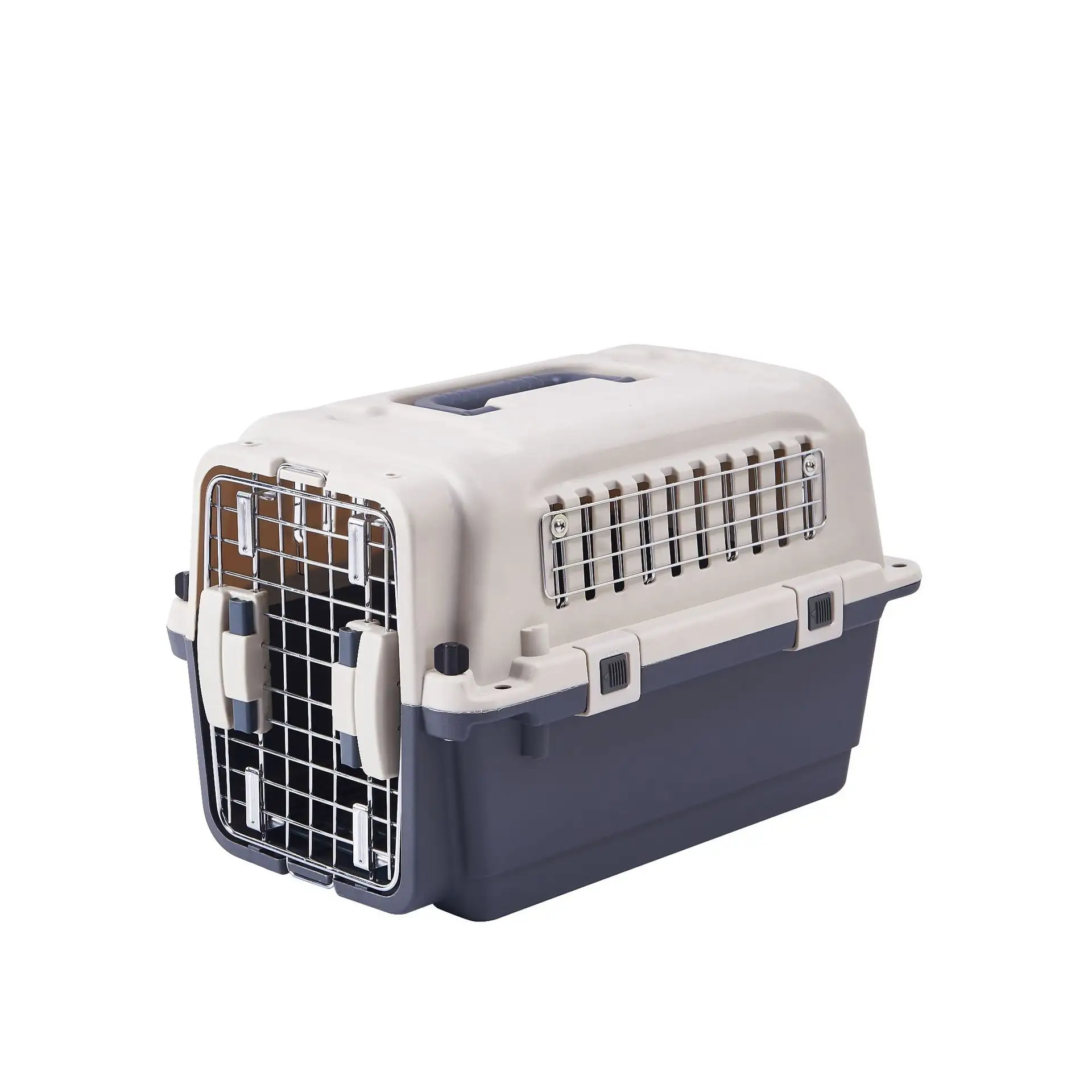 Huisdieren Kooi Plastic Opvouwbare Reis Huisdier Drager Gezonde Outdoor Hond Drager Met Eenvoudige Montage Ademende Kat Air Box