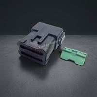 Connecteur femelle DT04-12P-E005 Deutsch Engineering IP68 étanche à 12 broches pour faisceau de câbles de puissance sur circuit imprimé, boîtier en nylon