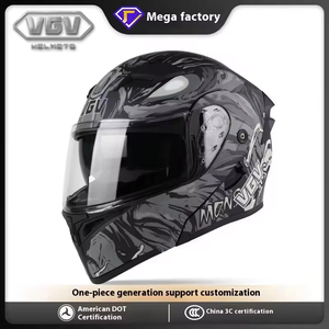 Los cascos de motocicleta Abs más populares, cascos de motocicleta personalizados con accesorio para casco de montar - Product Image 2
