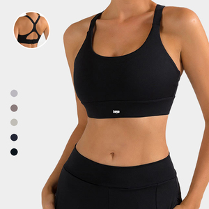 Sujetador Deportivo Personalizado con Logotipo, Espalda Descubierta, Ajustable, Transpirable, para Yoga - Product Image 1