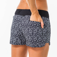 Shorts de plage pour femmes en polyester recyclé et élasthanne, extensibles dans les quatre sens, pour les surfistes de tous niveaux, sports nautiques