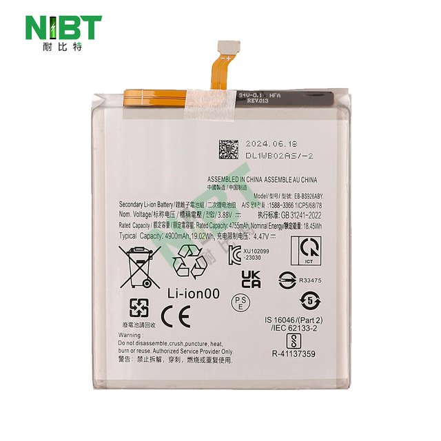 NIBT Wholesale EB-BS926ABY 4.47V 4900mAh 19.02Wh Lithium Mobile Phone Battery for samsung S24PLUS