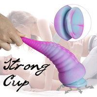 Dildo géant en silicone en forme de tentacule, dilatateur anal, jouet sexuel, stimulateur de massage de la prostate, plug anal pour femmes et hommes