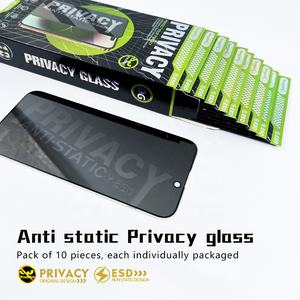 Anti peeping et antistatique avec <span class=keywords><strong>mots</strong></span> et écran en verre pour iP 16/15/14/13/12/11 <span class=keywords><strong>pro</strong></span> /promax - Product Image 2