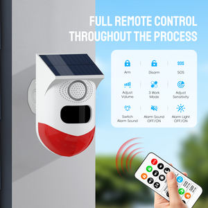 Sensor de Movimiento PIR Solar Inteligente WIFI MYQ Tuya, <span class=keywords><strong>Alarma</strong></span> Inalámbrica con Control Remoto por Aplicación, Resistente al Agua para Exteriores - Product Image 3