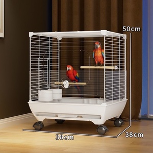 Vente en gros d'usine : Grande cage à oiseaux, cage à perroquets, cage portable, <span class=keywords><strong>cages</strong></span> à oiseaux métalliques d'extérieur pour l'élevage - Product Image 6