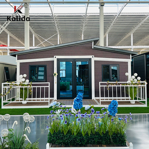 20ft mở rộng gấp container Cấu trúc thép biệt thự ngoài trời văn phòng vật liệu xây dựng bằng gỗ Sandwich Panel container nhà - Product Image 2