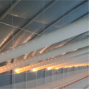 Grande Serra Completamente Chiusa in PVC a Doppio Strato <span class=keywords><strong>per</strong></span> l'Allevamento di Anatre da Carne - Product Image 2