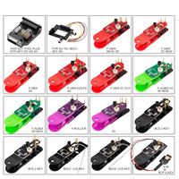 Kit d'adaptateurs GODIAG BCP U KEY BDC2 BDC3 14-en-1 pour la programmation et l'association de clés cryptées 5C/5D, compatible avec KEY TOOL PLUS/IM608