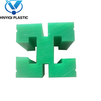 Rails de guidage linéaires en plastique HDPE UHMWPE, profil de rail de guidage pour ascenseur, résistant à l'usure, service de découpe sur mesure, rails de guidage linéaires HDPE