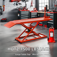 Catégorie de produit Table élévatrice pneumatique 1500 Lbs Air Hydraulique Scissor Jack Stand Motocyclettes Jacks